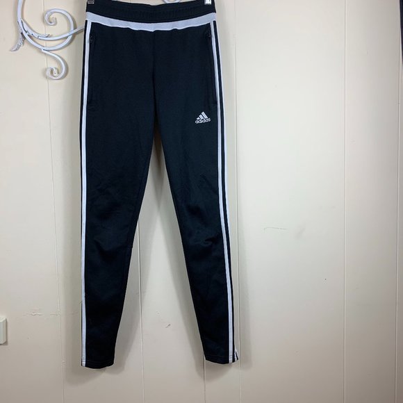 adidas Pants - Adidas Black and White Athletic Pants Women's Size X-Small